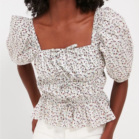 Tuckernuck - Hyacinth House Peplum Top - Picture 2 of 4